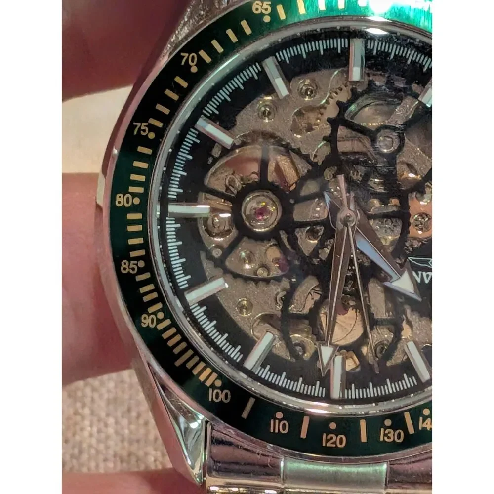 NEW Invicta Objet D'Art Excelsior Automatic Skeleton Watch Model 69452 with Box